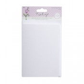 Elements A6 White Cards & Envelopes - Tulip (4PK) Plain Hammered